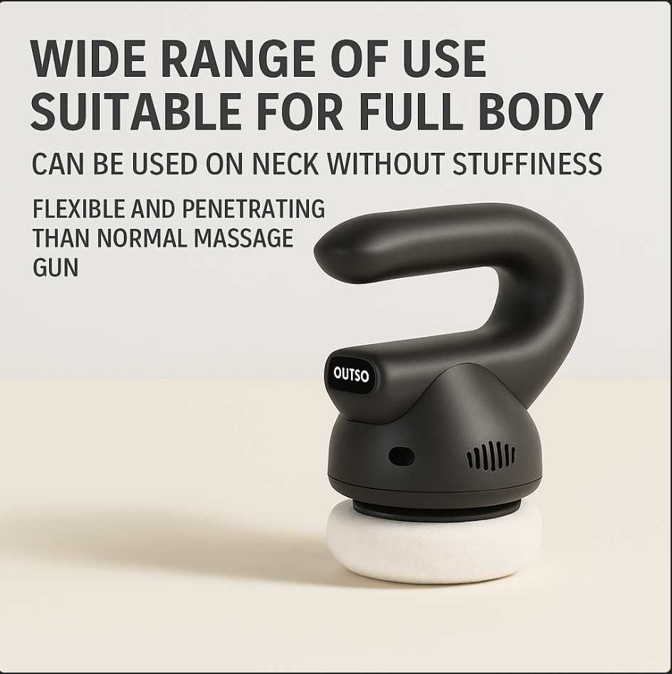 [FREE SHIPPING] Brushless Motor Fascia Gun Home Muscle Relaxation Massager 20W Power Lipoulizer.