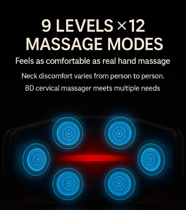 The cervical spine massager has been connected to the Mijia app to warm compress the waist, back, shoulders and neck, kneading the trapezius muscle of the neck, giving birthday gifts