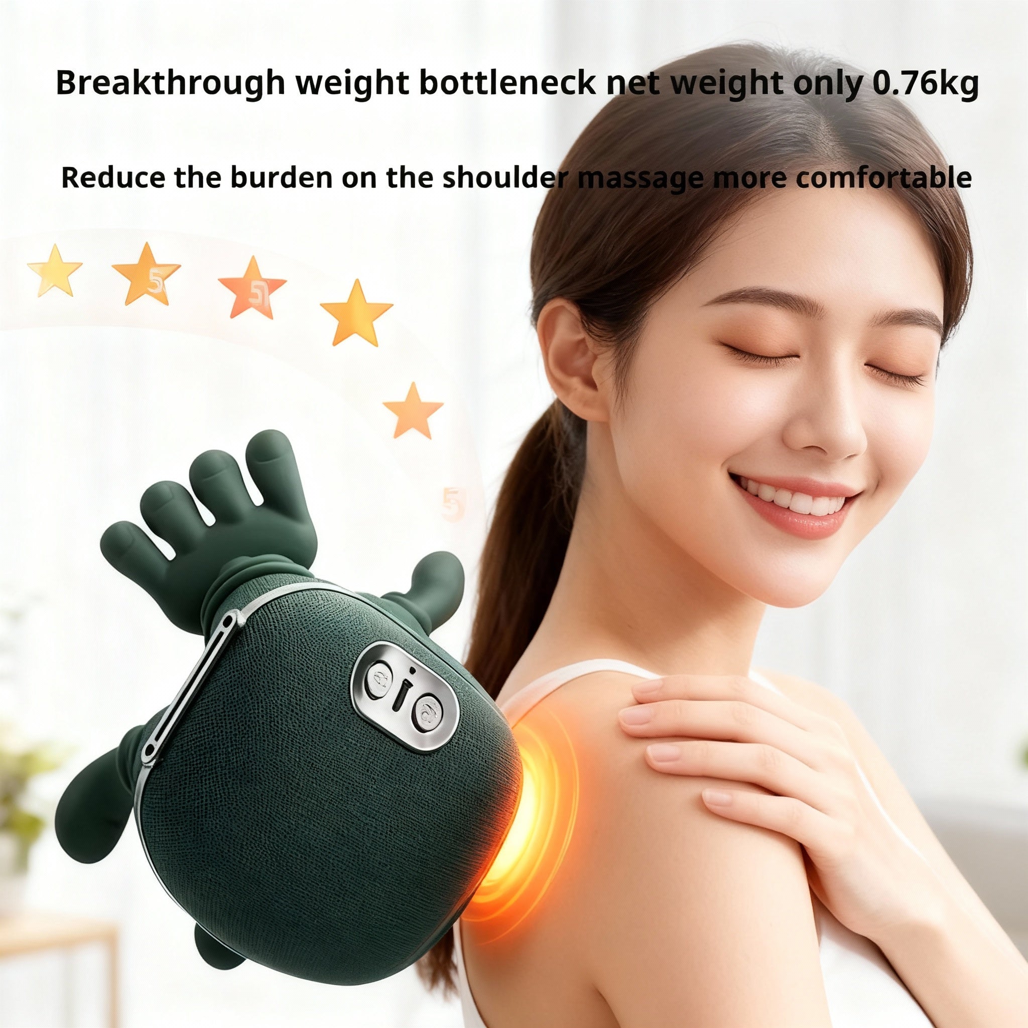 [FREE SHIPPING].  Advanced Cervical Massager with Heat & Hand-Mimicking Finger Kneading