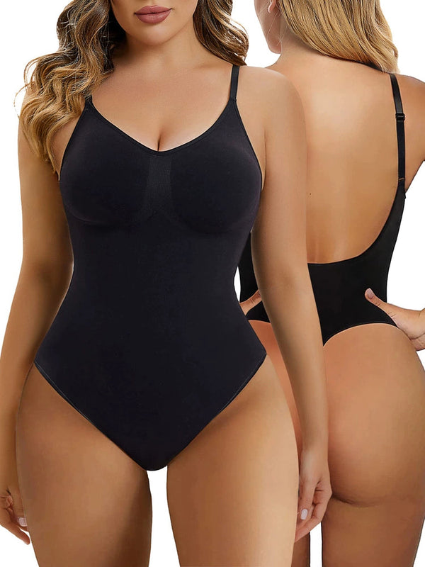 Low Back Bodysuit for Women Tummy Control Shapewear