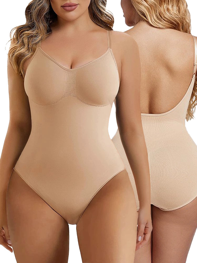 Low Back Bodysuit for Women Tummy Control Shapewear